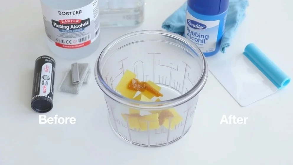 Hur får man bort klister från plast