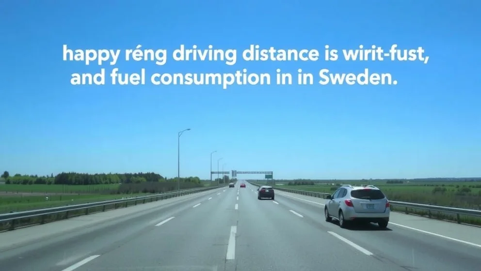 Hur många mil åker man per år i Sverige