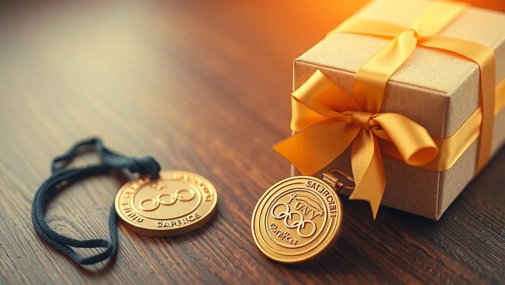 Nils van der Poel gav bort sin medalj